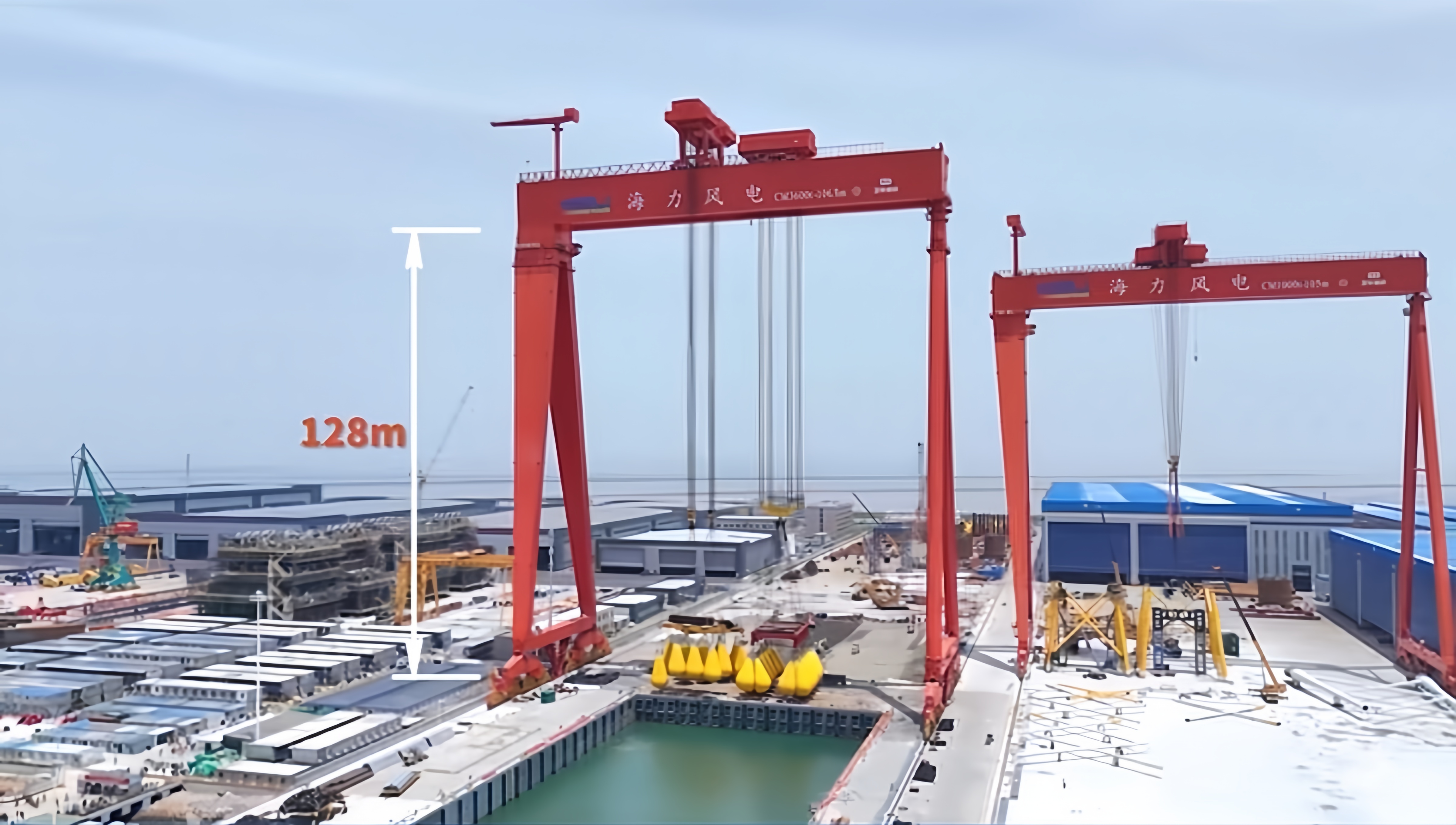 服務(wù)大國(guó)重器！微特產(chǎn)品配套全球首臺(tái)套雙主梁3600t門(mén)式起重機(jī)